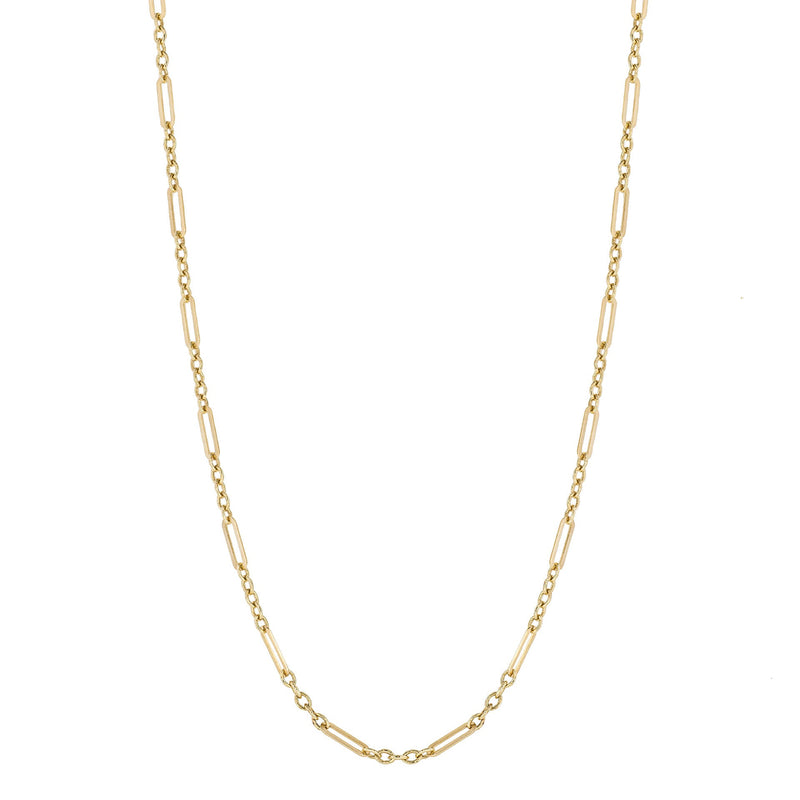 Elements Gold Mixed Length Link Chain Necklace