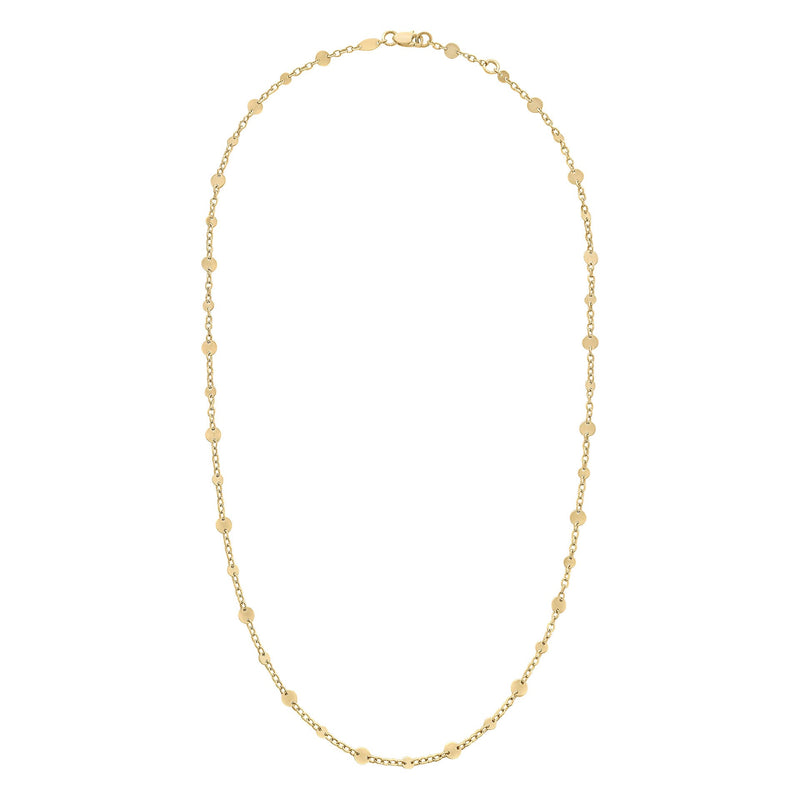 Elements Gold Discs and Chain Necklace