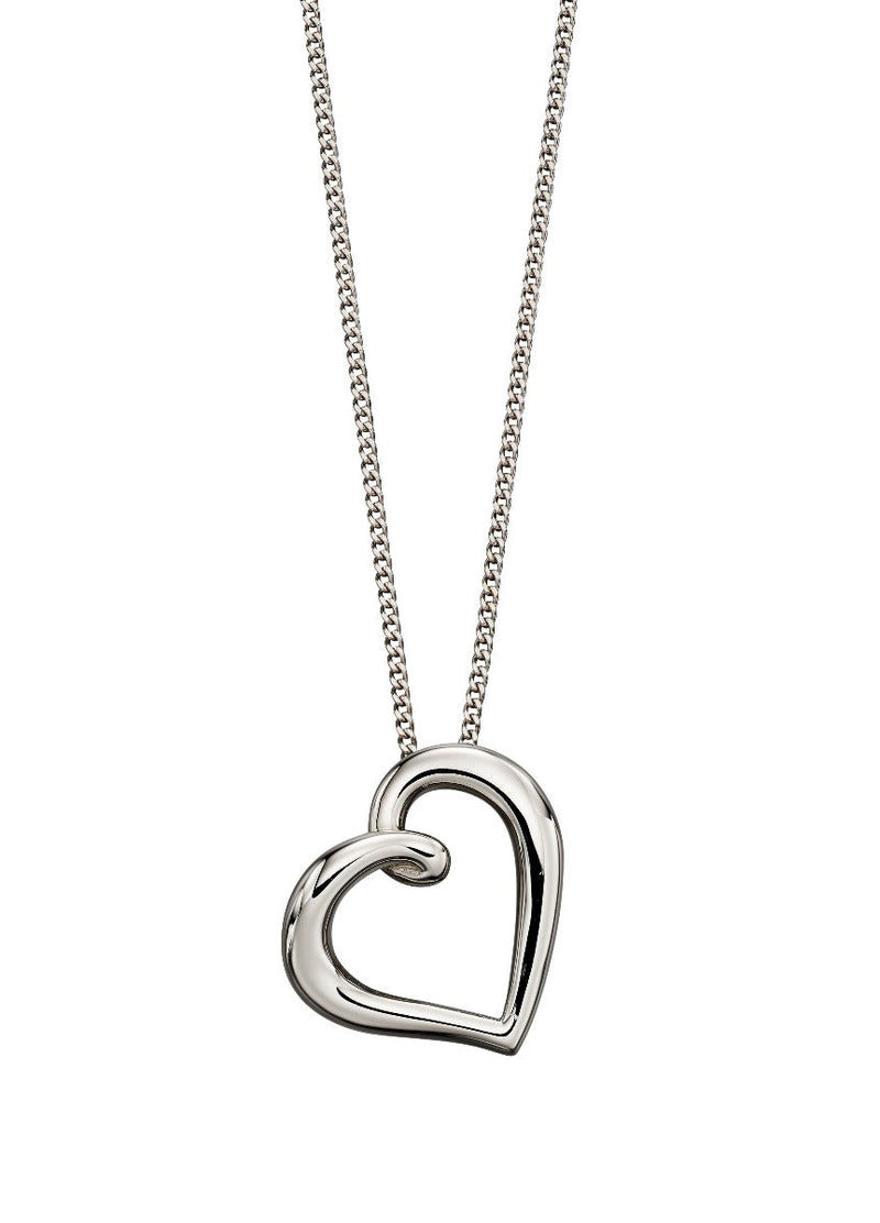 Elements Gold Organic Heart Pendant