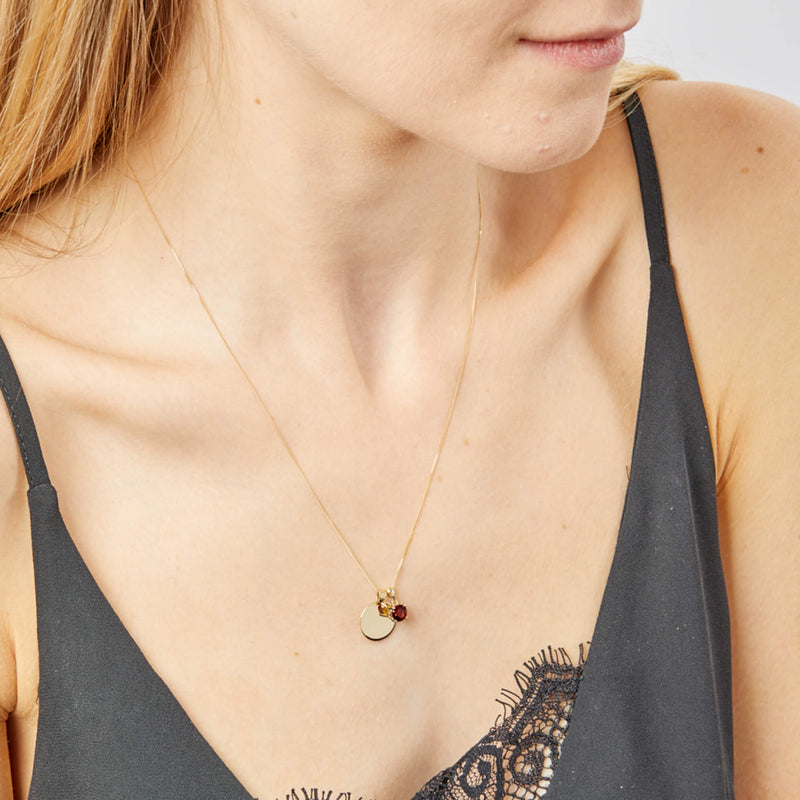 Elements Gold Birthstone Pendant