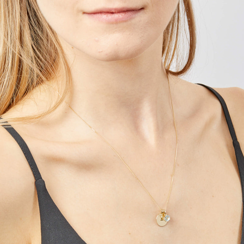 Elements Gold Birthstone Pendant