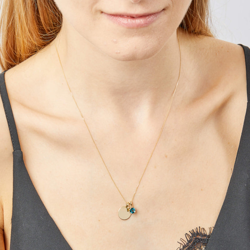 Elements Gold Birthstone Pendant