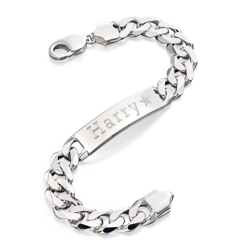 Beginnings Heavyweight ID Bar Curb Bracelet