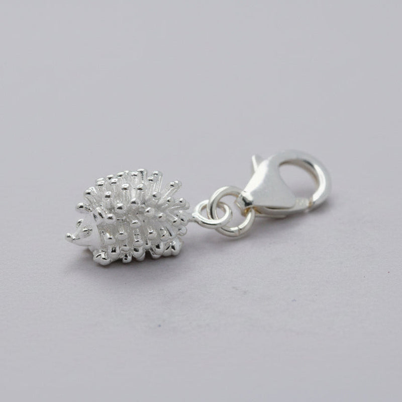 Hedgehog Silver Charm
