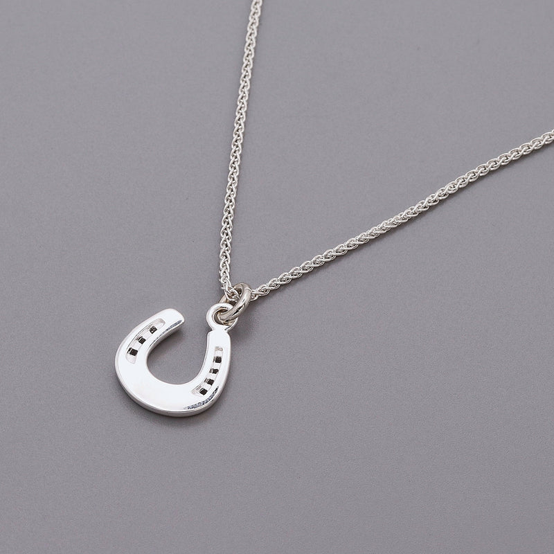 Horse Shoe Lucky Silver Charm