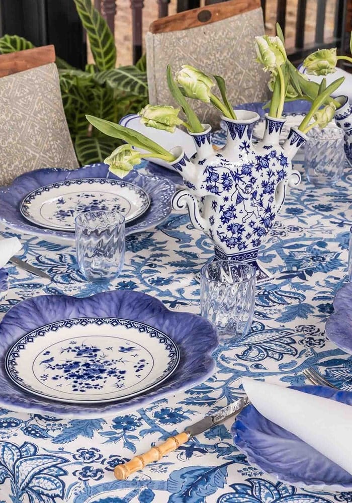 I'm a Fan Blue and White Napkins - Set of 4