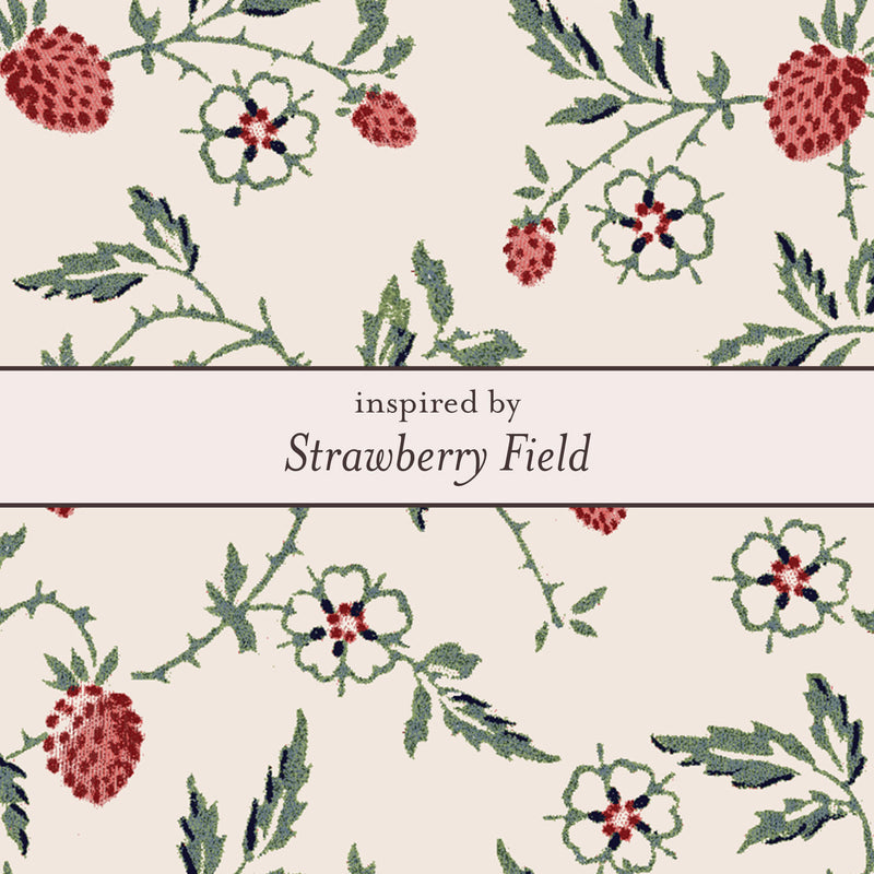 Laura Ashley Silver Strawberry Field Necklace
