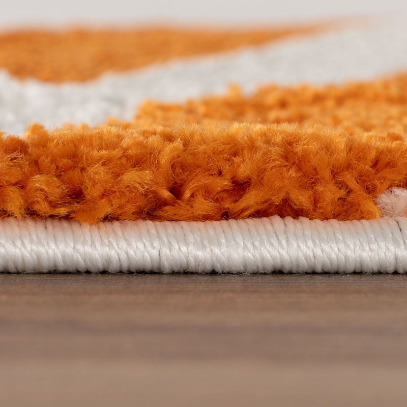 Joli Wave Orange & White Rug