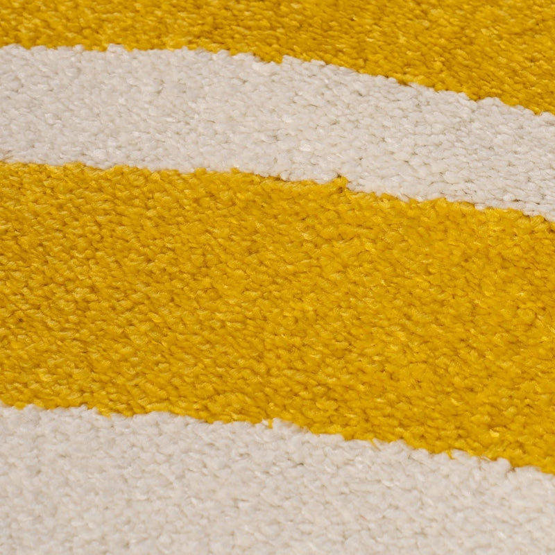 Joli Striped Yellow & White Rug