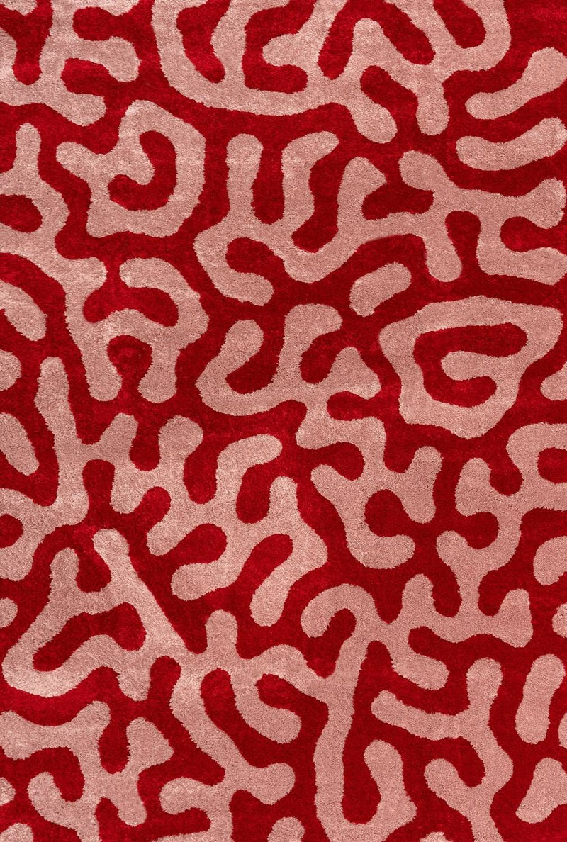 Joli Doodle Red & Pink Rug