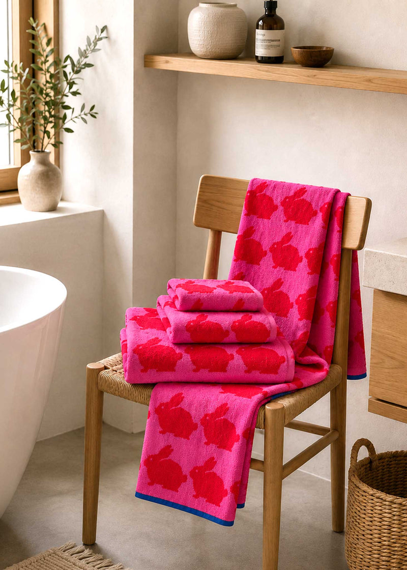 Kissing Rabbits Organic Cotton Towels
