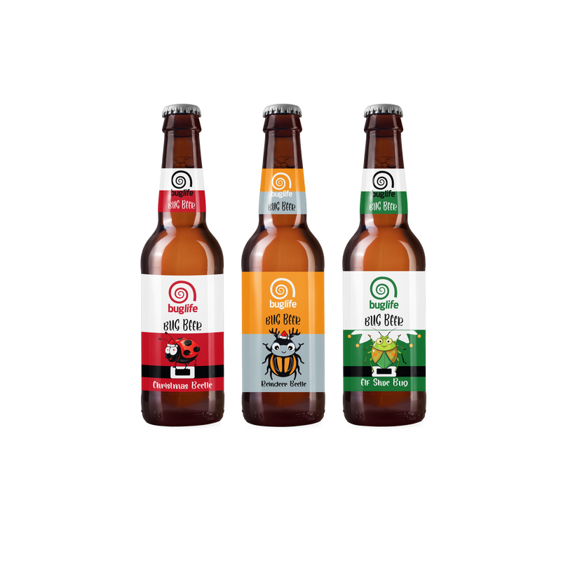 Set of 3 Craft BUG Beers Supporting Buglife