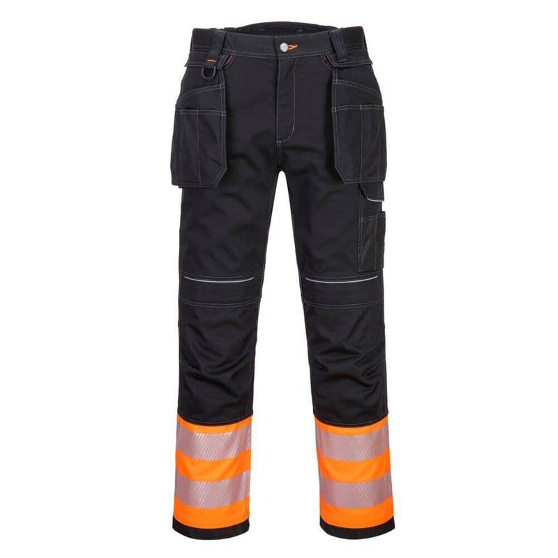 PORTWEST PW307 PW3 HI-VIS CLASS 1 HOLSTER POCKET TROUSERS