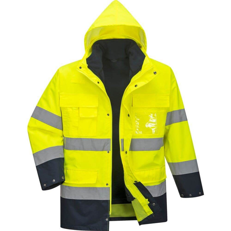 PORTWEST S162 HI-VIS 3-IN-1 CONTRAST LITE WATERPROOF JACKET