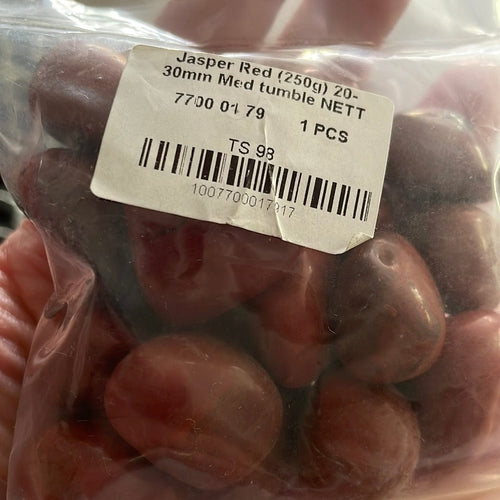 Aries Birthstone Genuine Red Jasper Tumblestone 1 Piece