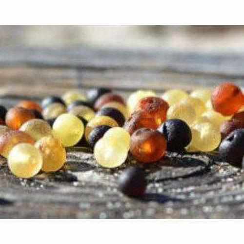 Child Shingle Raw Mixed Baltic Amber Necklace