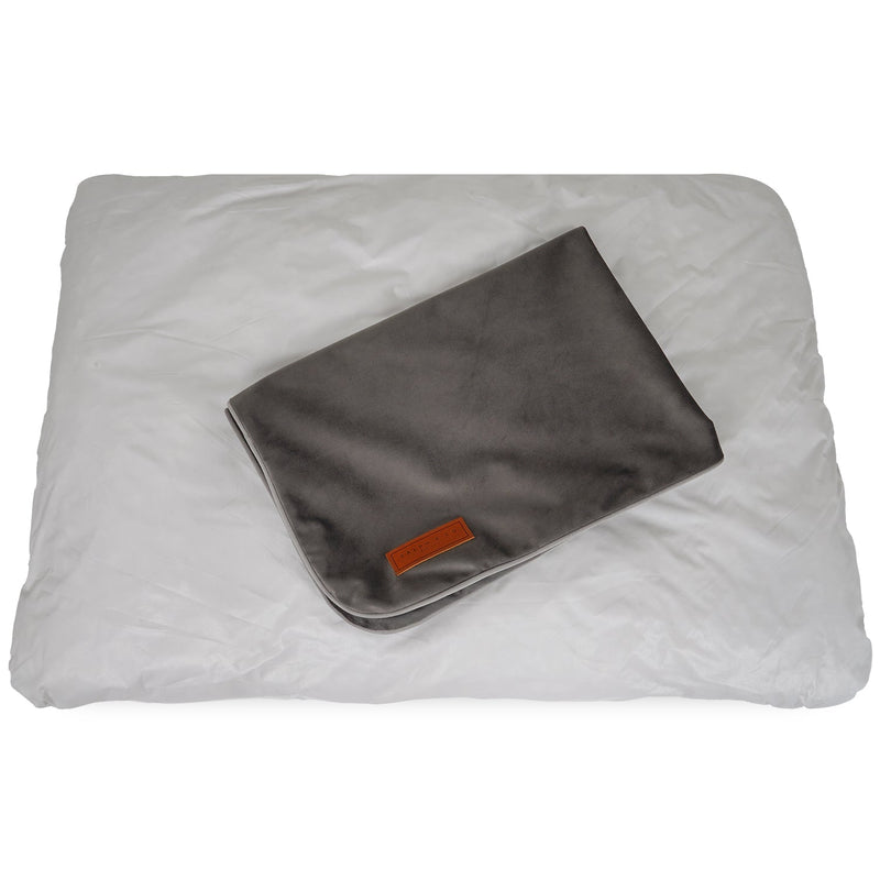 LUXURY ORTHOPAEDIC MEMORY FOAM DOG CRATE MATTRESS | GREY