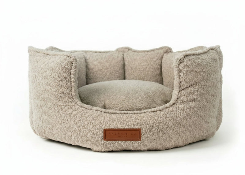 THE COTSWOLD | LUXURY HIGH WALL BOUCLE DOG BED