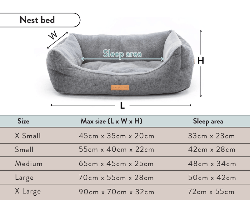 THE LINCOLN | LUXURY TWEED BOLSTER DOG BED