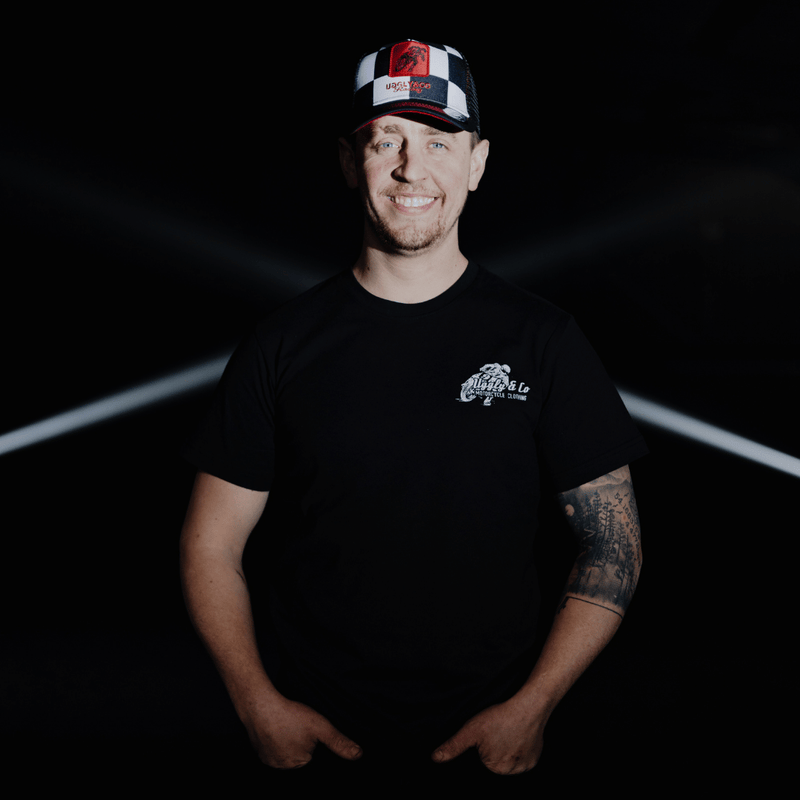 Black Flattrack Tee