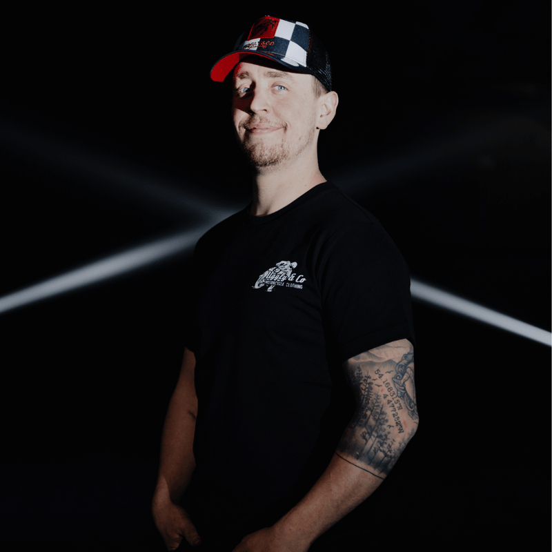 Black Flattrack Tee