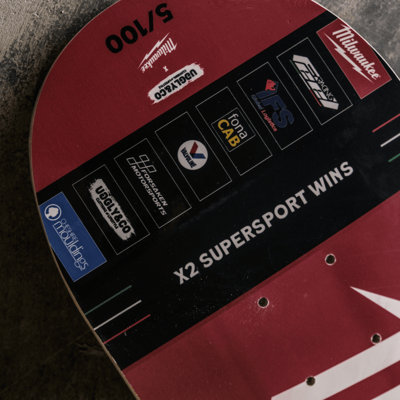Milwaukee Tools x U&C Skateboard Deck
