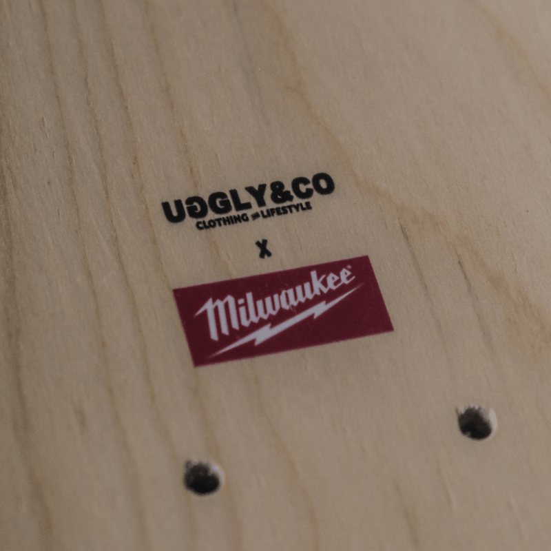 Milwaukee Tools x U&C Skateboard Deck