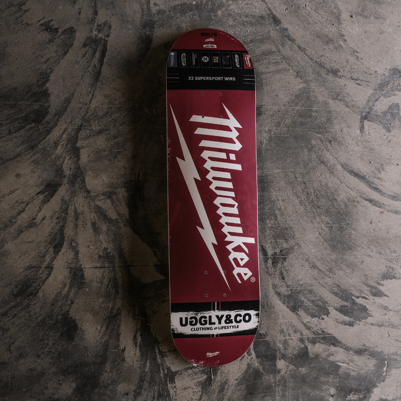 Milwaukee Tools x U&C Skateboard Deck