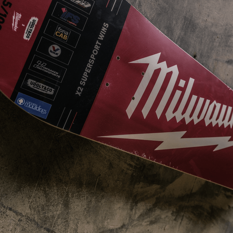Milwaukee Tools x U&C Skateboard Deck