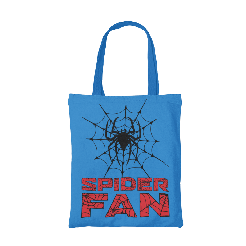 Spider fan tote bag