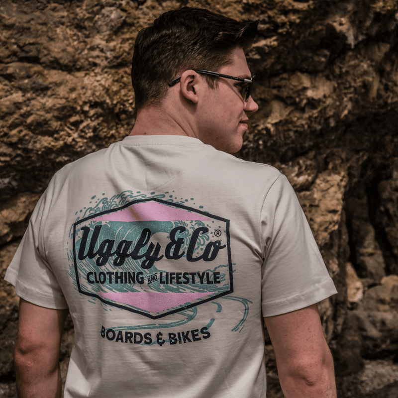 Soft-White Surf Diamond Tee