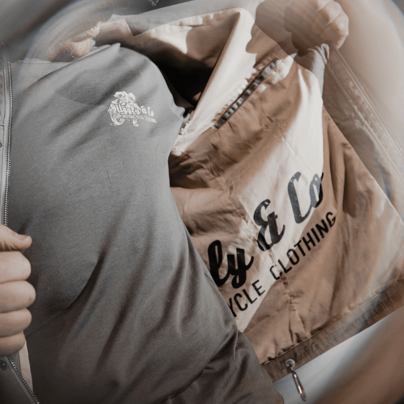 Grey Flattrack Moto Shacket