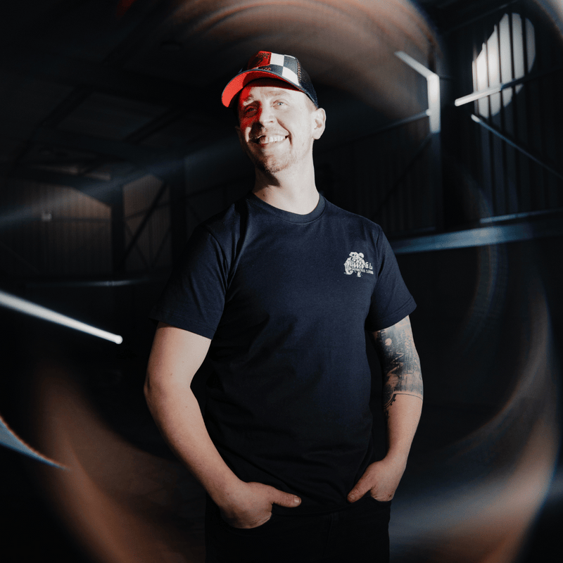 Black Flattrack Tee
