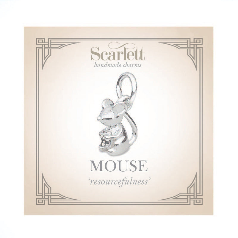 Mouse Silver Charm