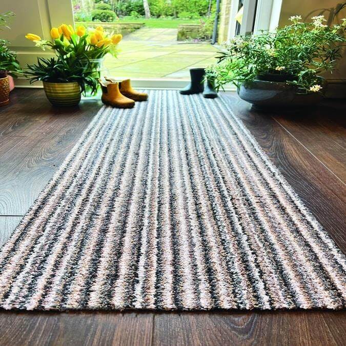 Candy Washable Mat Striped Design