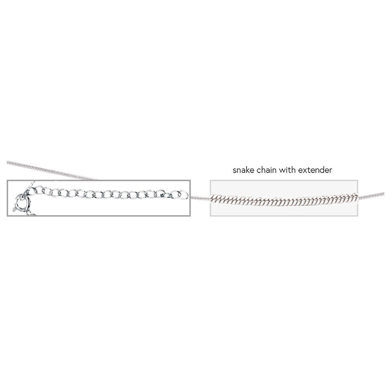 Beginnings Snake Chain with Extender 41cm-46cm