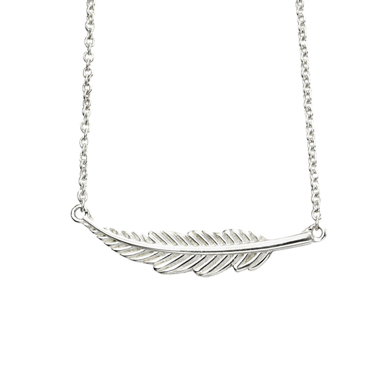 Beginnings Small Feather Necklace
