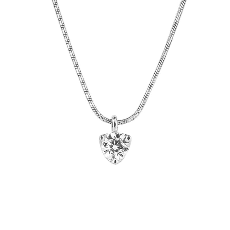 Diamonfire Three Claw Snake Chain Necklace