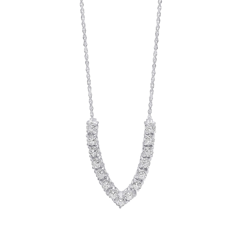Beginnings V Shape Statement Necklace