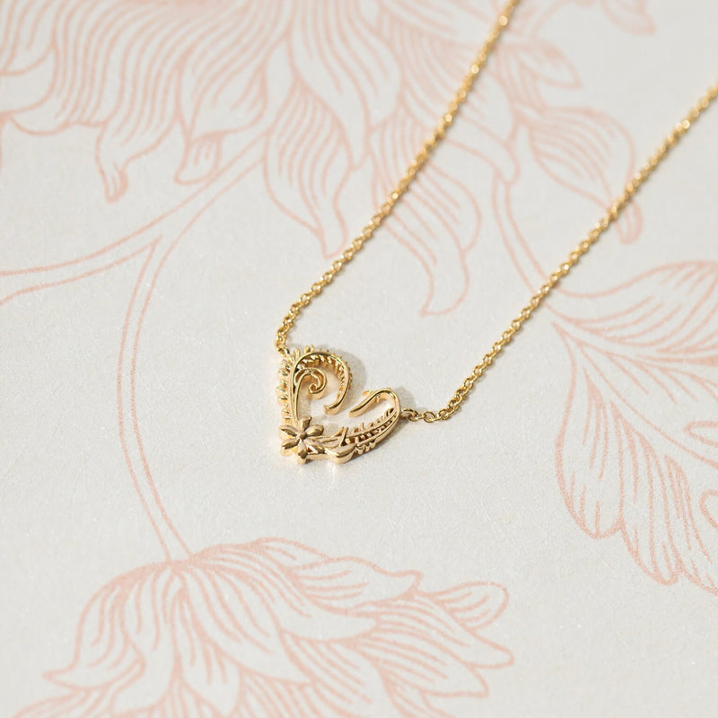 Laura Ashley Fashion Baroque Heart Necklace