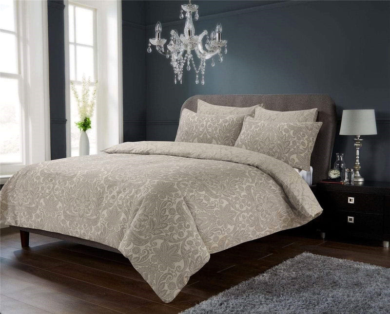 OLIVIA ROCCO Luxury Cotton Rich Duvet Sets Easycare Includes Duvet Cover And Pillowcases