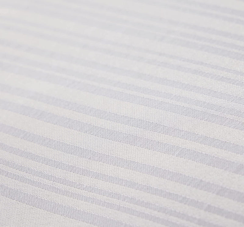 OLIVIA ROCCO Stripe Jacquard Reversible Cotton Blend Duvet Cover Set With Pillowcases