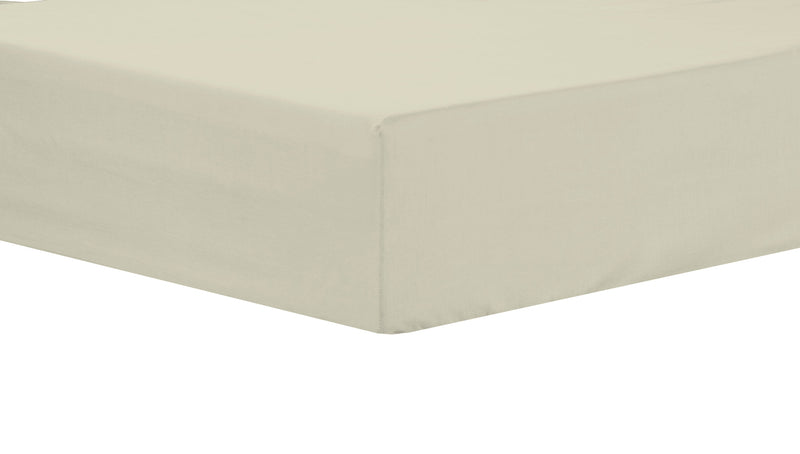 OLIVIA ROCCO Extra Deep Pocket Fitted Sheet Indus Valley Cotton Linen Blend OEKO TEX