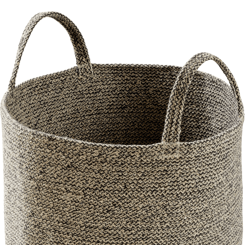 OLIVIA ROCCO Large Woven Cotton Laundry Basket With Handles Durable Rope Storage Bin