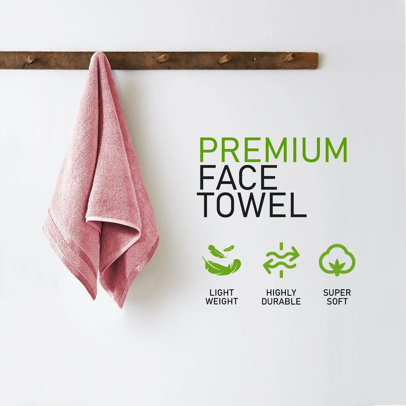 OLIVIA ROCCO Belmont Viscose Stripe Pink Towels 100% Cotton Hotel Quality Super Absorbent