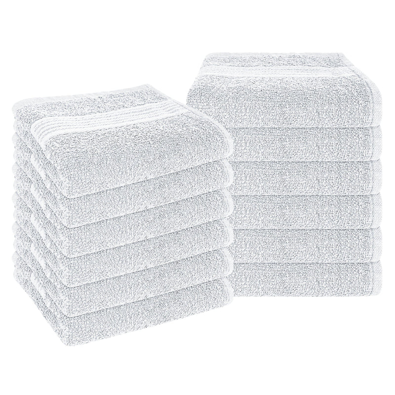 OLIVIA ROCCO Rhodes Towel White 100% Cotton Hotel Quality Soft Super Absorbent Hand Bath