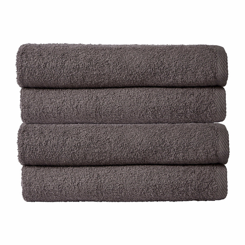 OLIVIA ROCCO Pack Of 4 Large Quick-Drying Indus Valley Cotton Bath Sheets 80x140cm