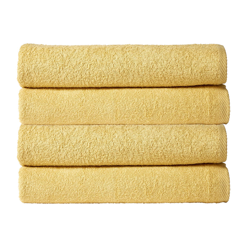 OLIVIA ROCCO Pack Of 4 Large Quick-Drying Indus Valley Cotton Bath Sheets 80x140cm