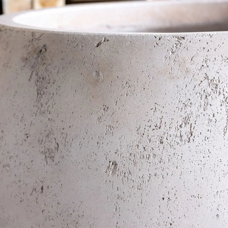 Orbello | Truffle –  35cm Medium Concrete Sphere Planter – 25L Round Plant Pot
