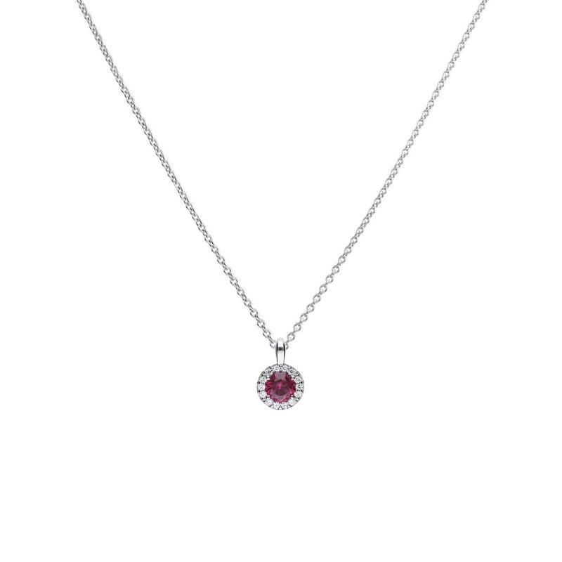 Diamonfire Round Colour Pave Pendant